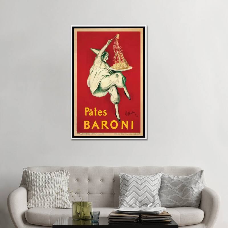 iCanvas "Pates Baroni, 1921" by Cappiello Framed Canvas Print